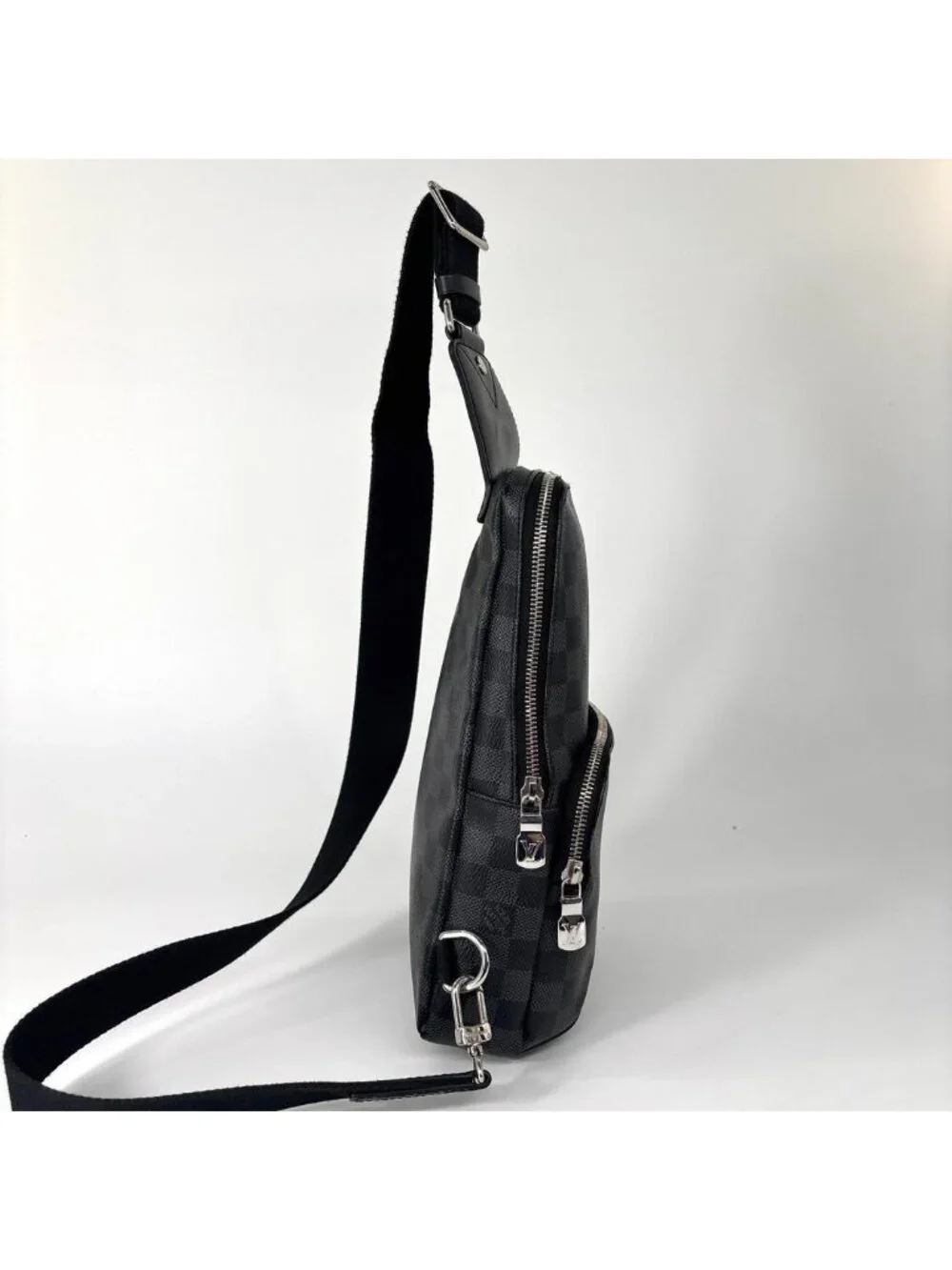 Louis Vuitton Damier Graphite Sling Bag Black